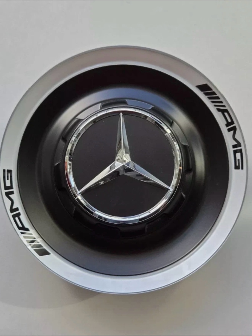 145mm Mercedes Benz W223 C118 W177 AMG Center Black Hub Cap NEW 00040057009283